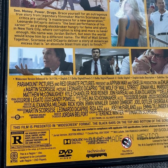 The Wolf of Wall Street Movie DVD Leonardo DiCaprio,‎ Jonah Hill - Picture 5 of 9